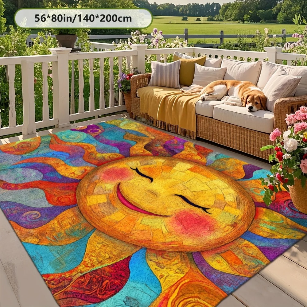 Multicolor Large Area Rug 2D F - Outdoor Camping Mats Large recension och pris