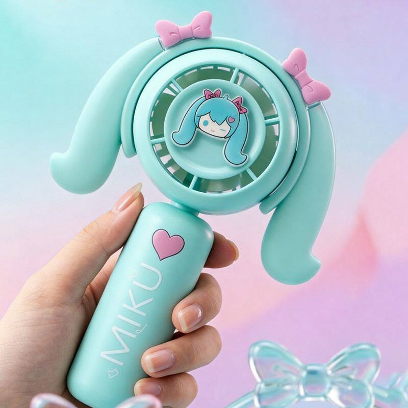 Hatsune Miku Mini Handheld Fan - Outdoor Camping Movies recension och pris