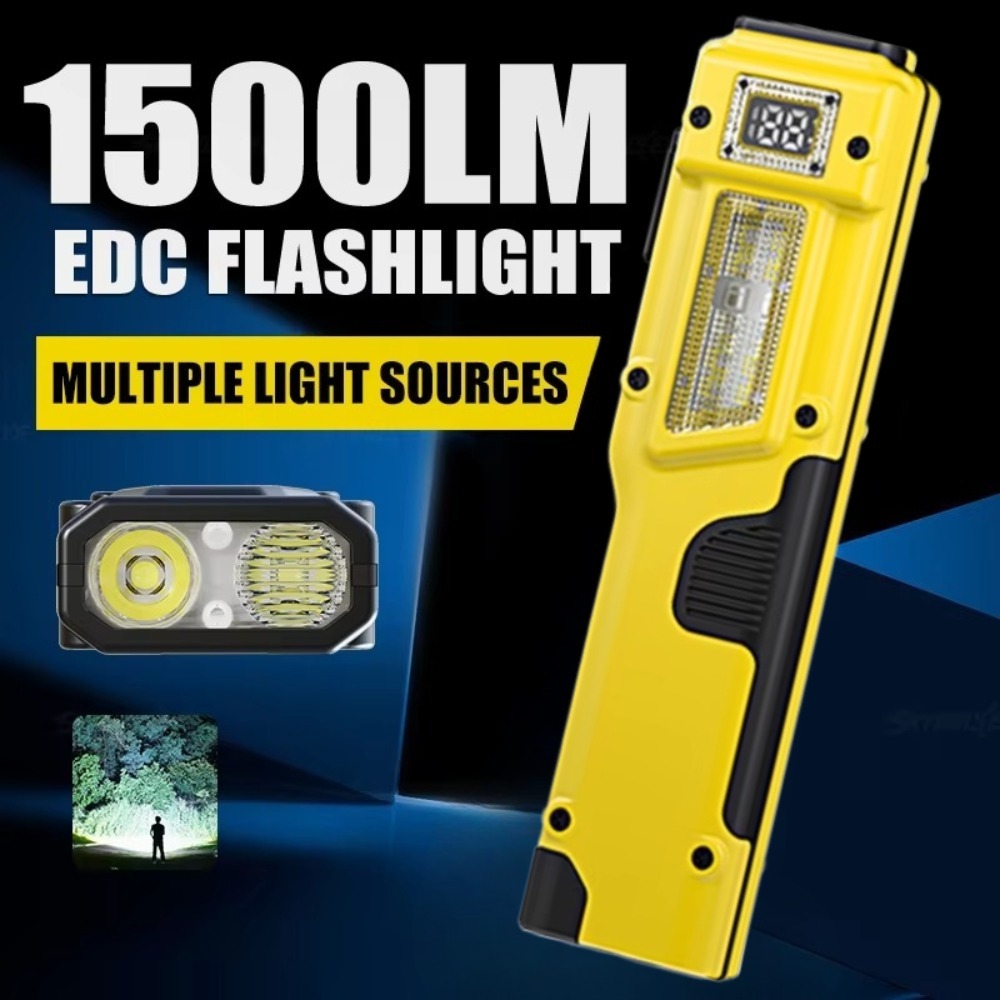 Ultra-Thin EDC Rechargeable LE - Outdoor Camping Adventure recension och pris
