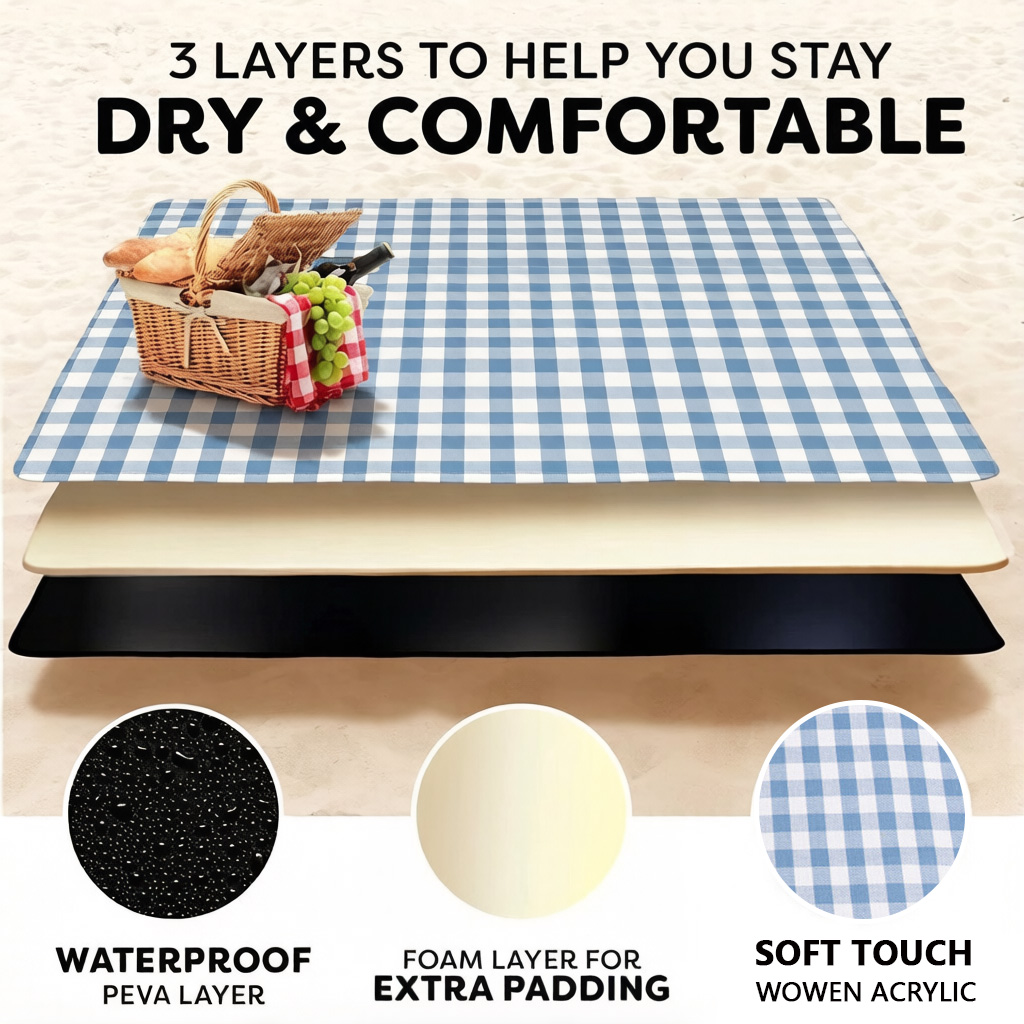 SSUNTAK Large Waterproof Folda - Outdoor Camping Mats Large recension och pris