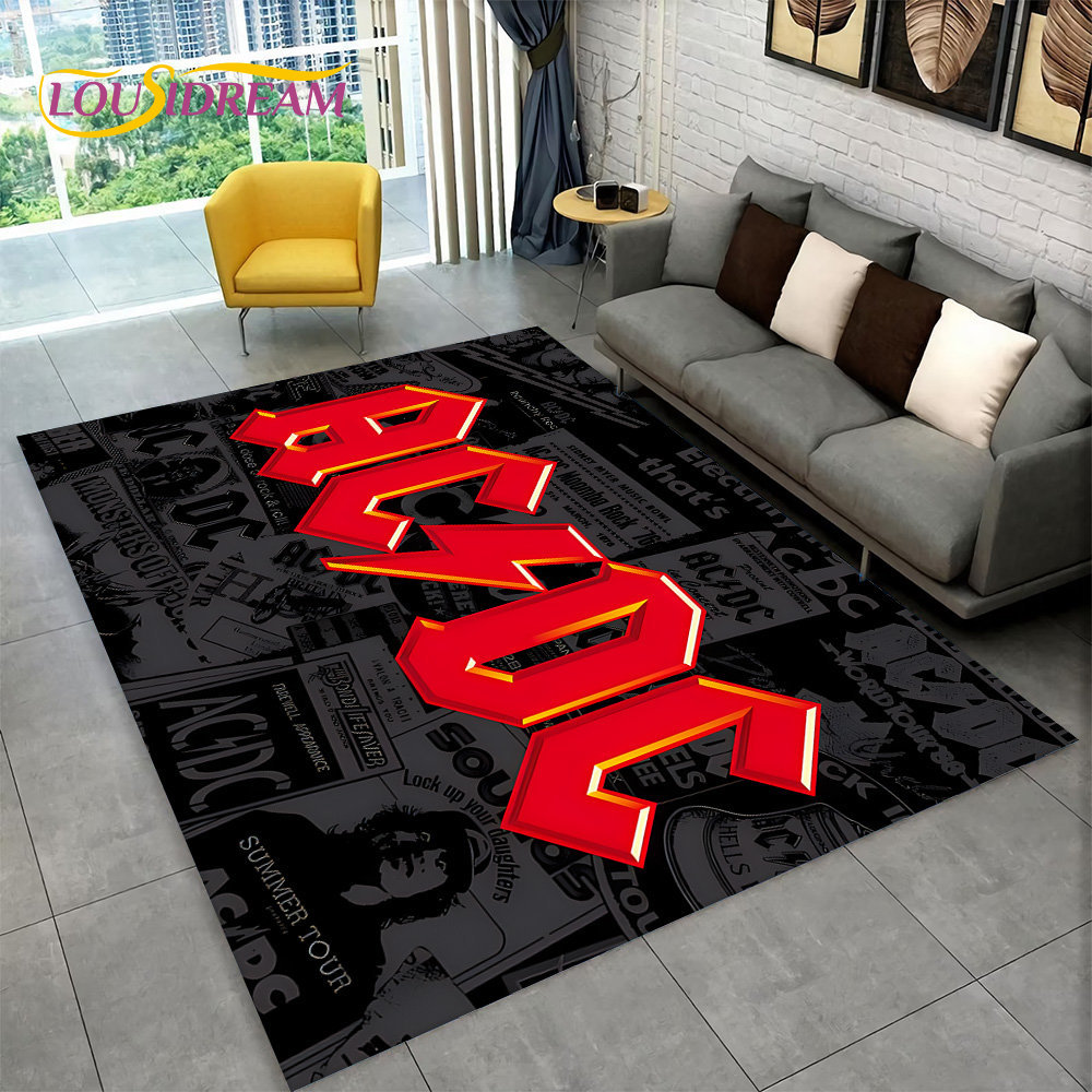AC/DC Rock Band Area Rug Large - Outdoor Camping Mats Large recension och pris