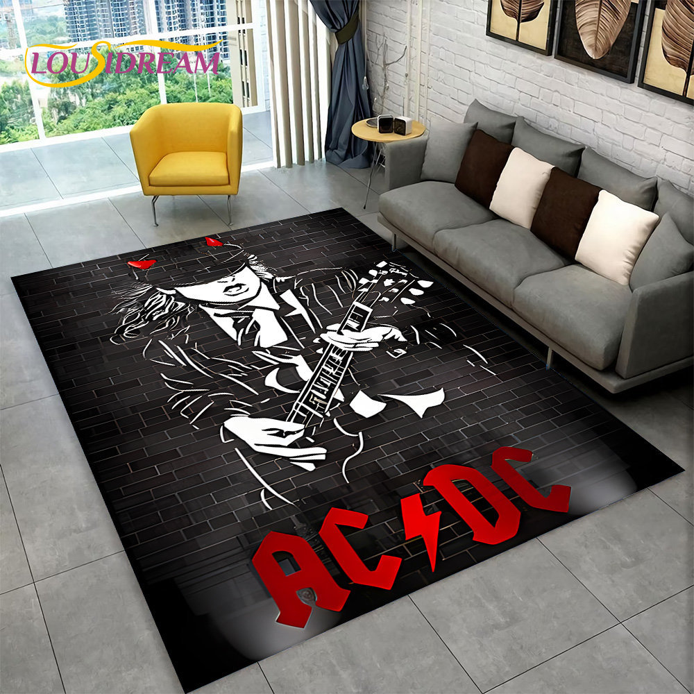 AC/DC Rock Band Area Rug Large - Outdoor Camping Mats Large recension och pris