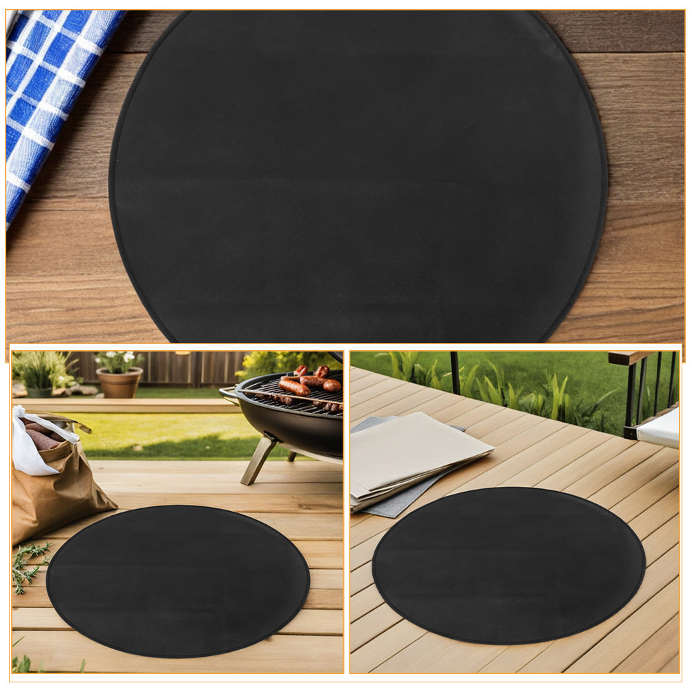 Round Fireproof Bbq Mat Heat R - Outdoor Camping Grill recension och pris