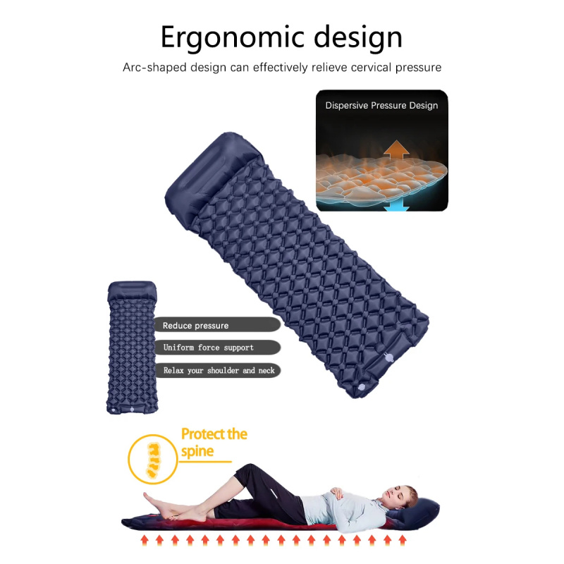 Outdoor Camping Inflatable Mat - Outdoor Inflatable Camping Tent With Air Pump recension och pris
