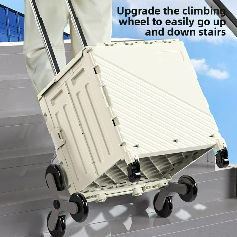 Folding Shopping Cart Portable - Outdoor Camping Trolley recension och pris