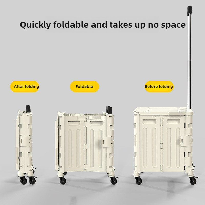 Folding Shopping Cart Portable - Outdoor Camping Trolley recension och pris