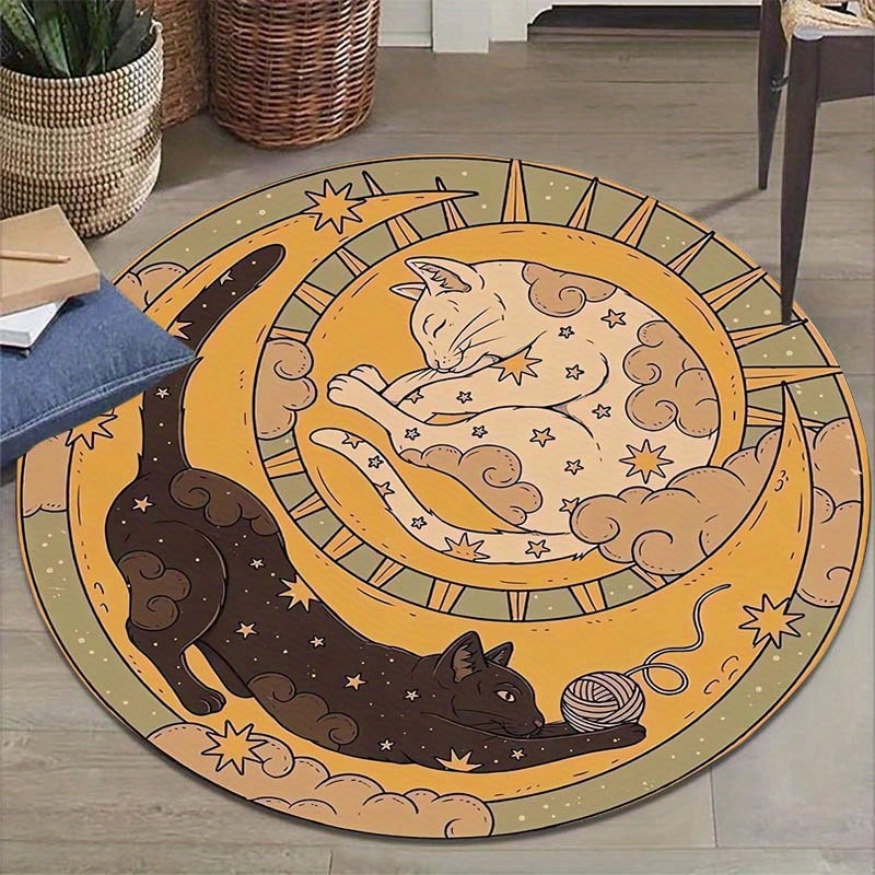 VIKAMA Yin Yang Cat Carpet Rou - Outdoor Camping Mats Large recension och pris