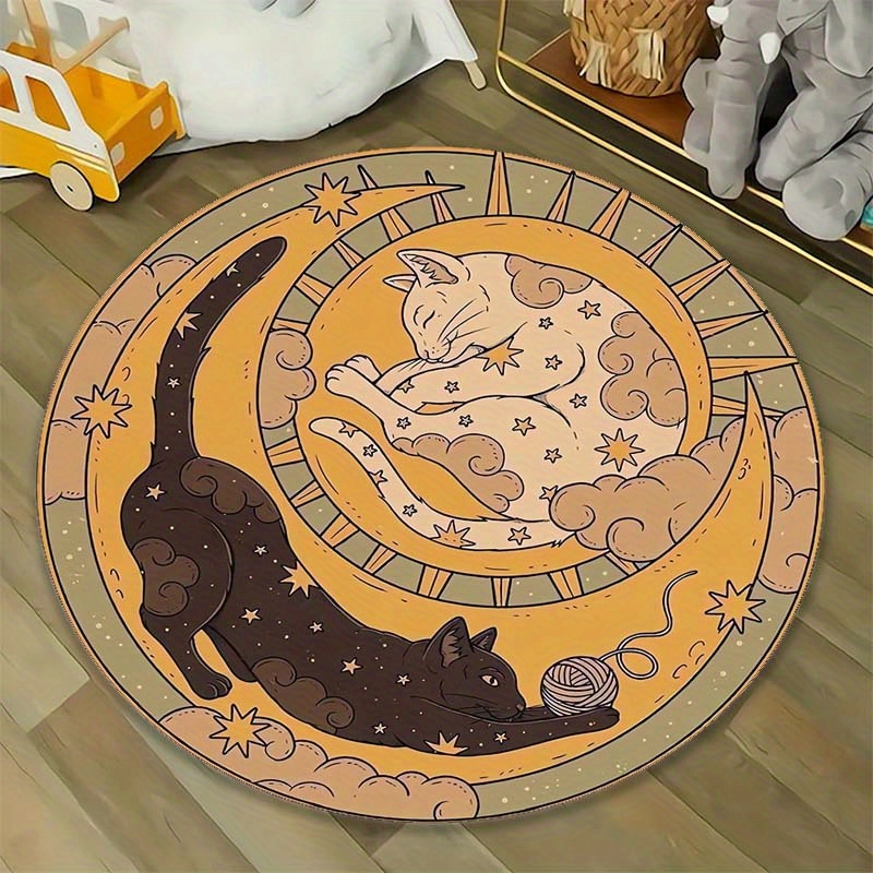 VIKAMA Yin Yang Cat Carpet Rou - Outdoor Camping Mats Large recension och pris