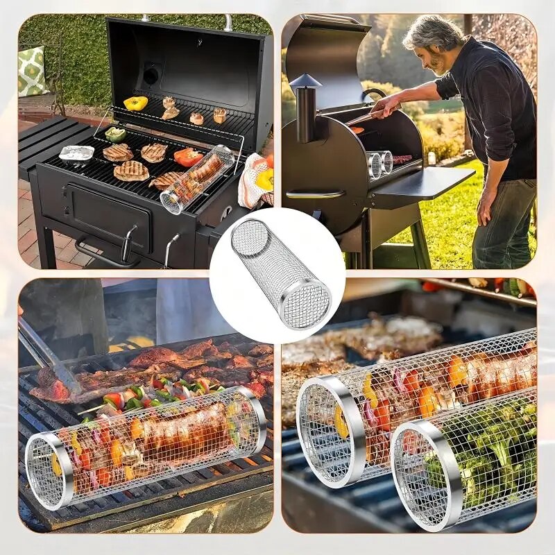Stainless Steel Portable Barbe - Outdoor Camping Grill recension och pris