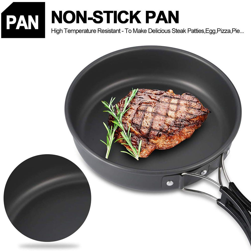 Outdoor Camping Cookware Set M - Camp Cooking Set recension och pris