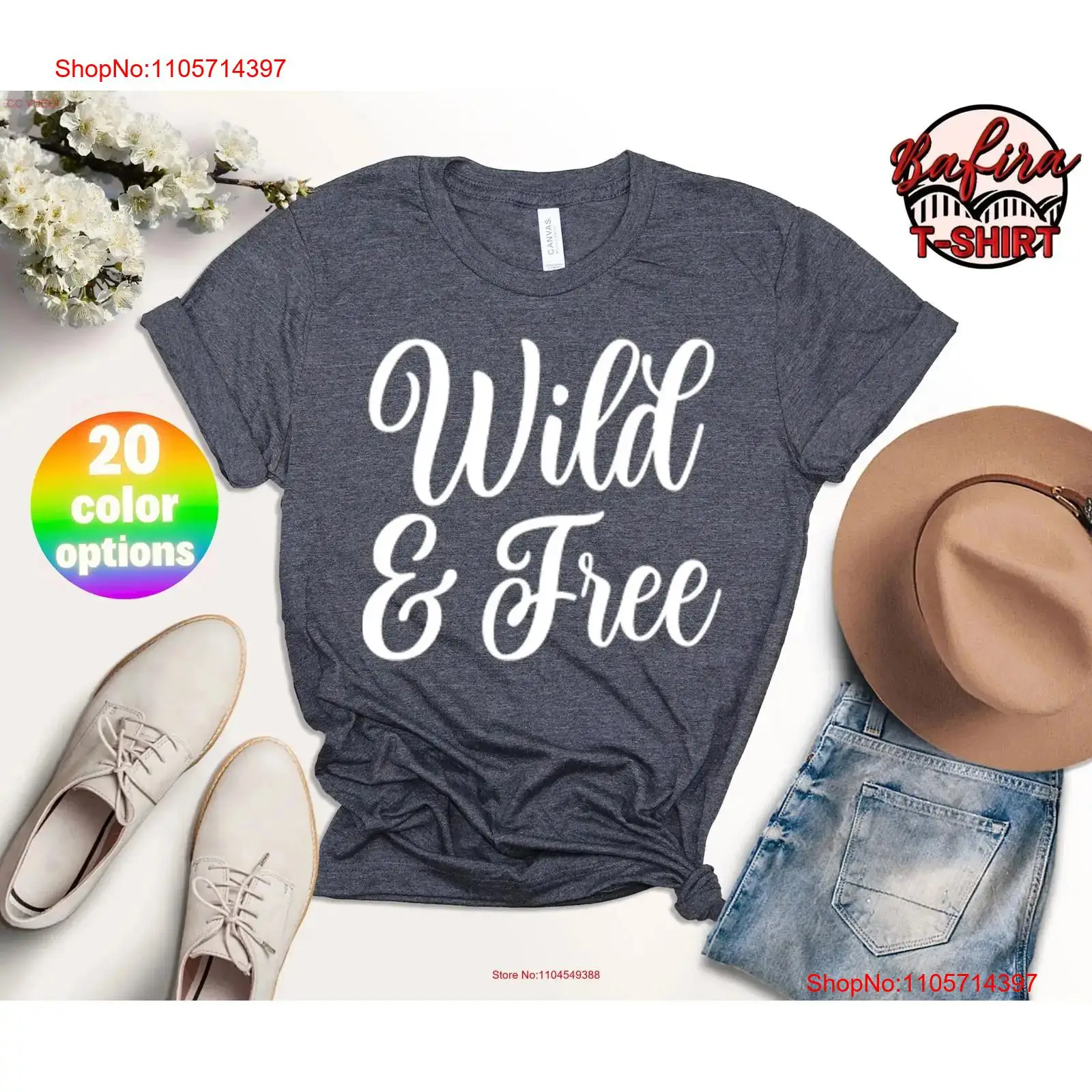 Wild And Free T Shirt All Good - Outdoor Camping Quotes recension och pris