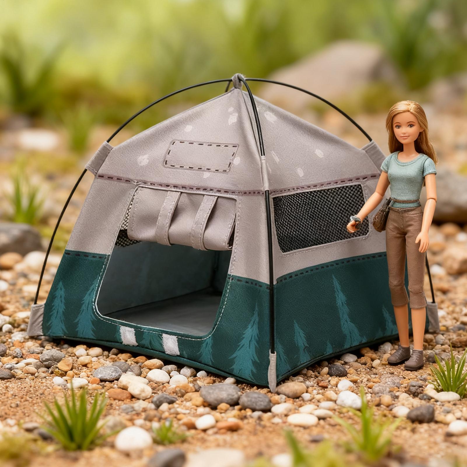 Mini Tent 1:12 Scale Miniature - Outdoor Camping Usa recension och pris