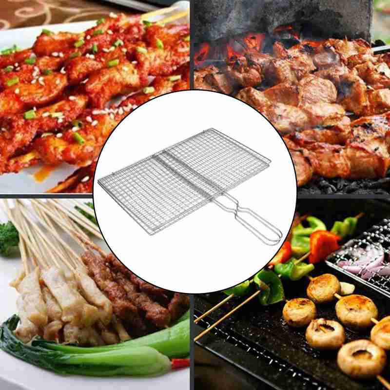 Barbecue Grill Basket Non Stic - Outdoor Camping Grill recension och pris