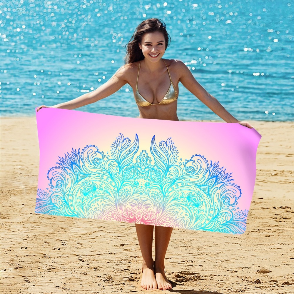 Mysterious Pattern Beach Towel - Camp Towel Microfiber recension och pris