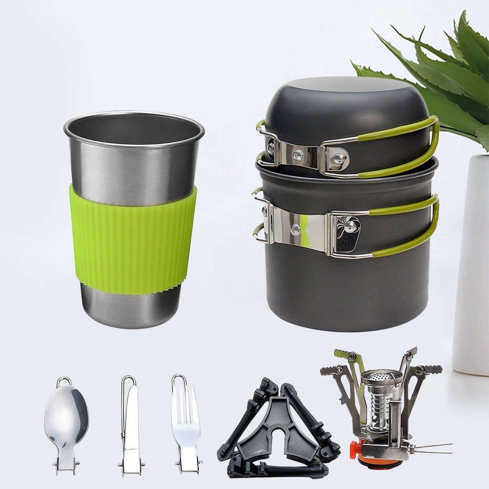 Outdoor Camping Cookware Set L - Camp Cooking Set recension och pris